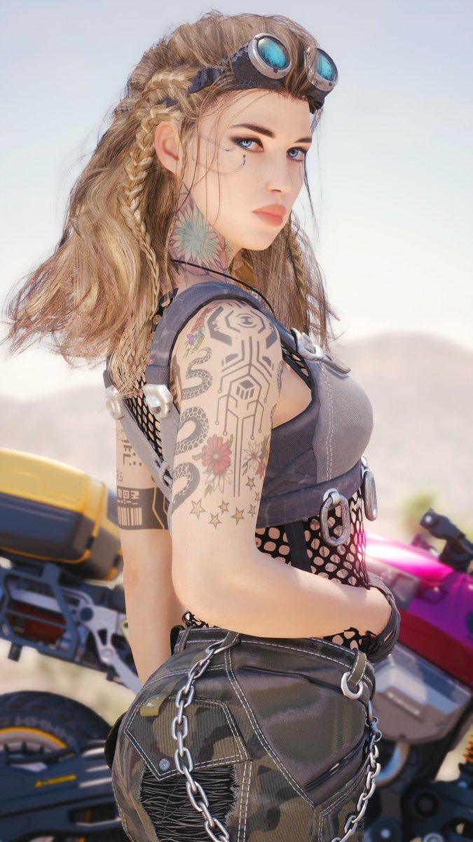 gunshyghosts's tweet photo. #Cyberpunk2077 #Cyberpunk2077PhotoMode #PhotoMode #VirtualPhotography #Ainsley #AinsleyLark #Freebird https://t.co/1jpE4unVKa