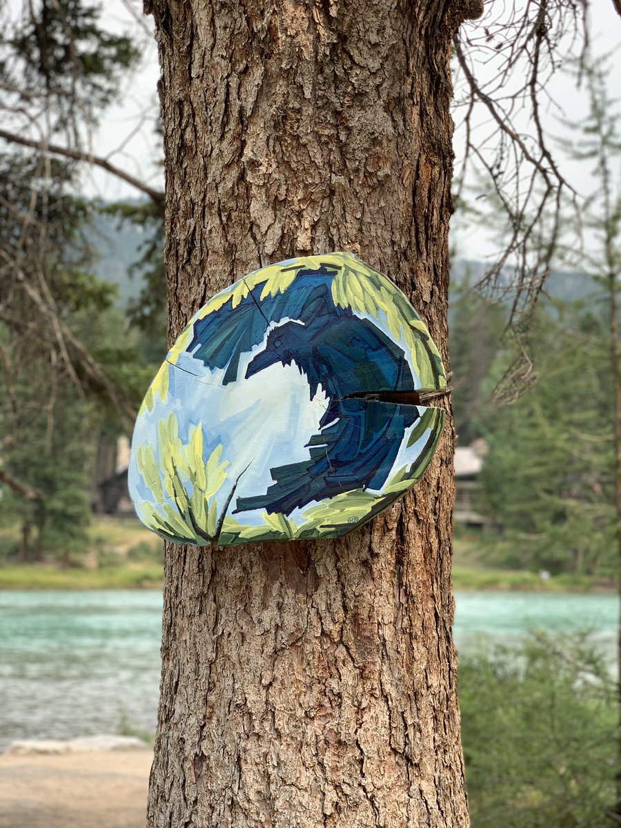 Art In Nature Trail. Bow River Trail, Banff.