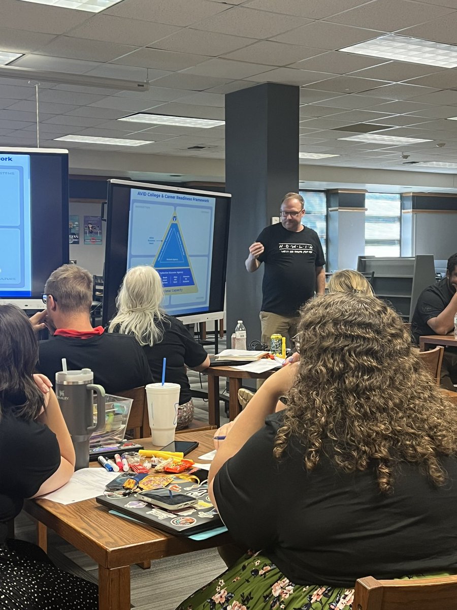 Thanks to our teacher leaders who presented great information during AVID PD today!