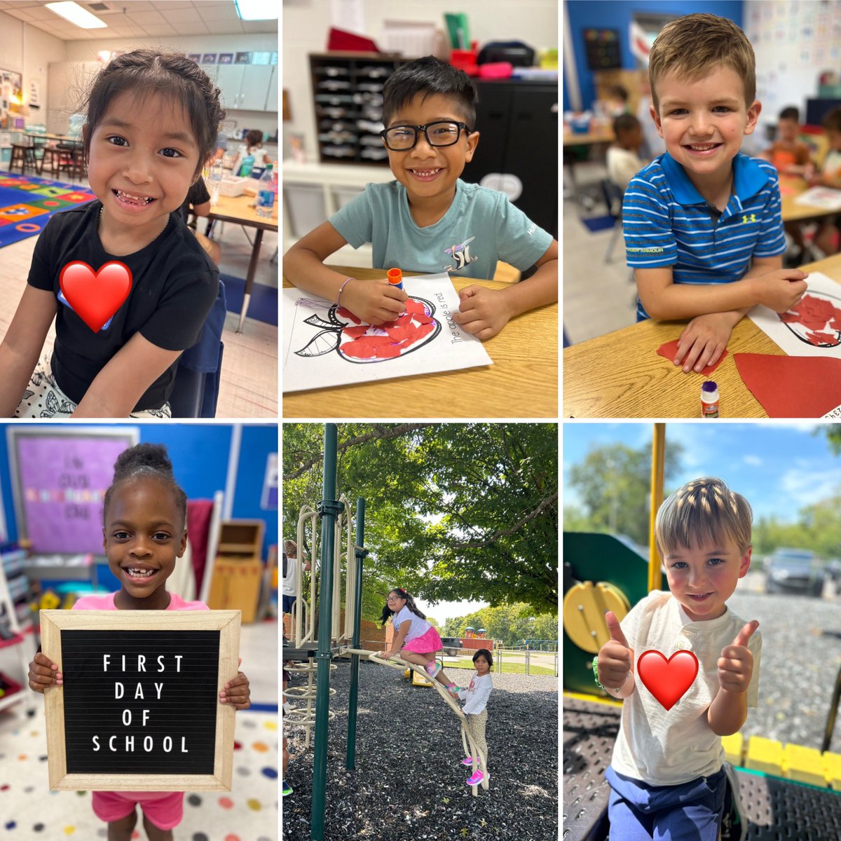fssdLES's tweet photo. We had a ✨magical✨ first day of kindergarten today!  Big smiles, new friends, and fun made for the perfect start to the year!  #littlelions #welcomehome #oneliberty ❤️🦁💙 https://t.co/LV2a8ghT3g