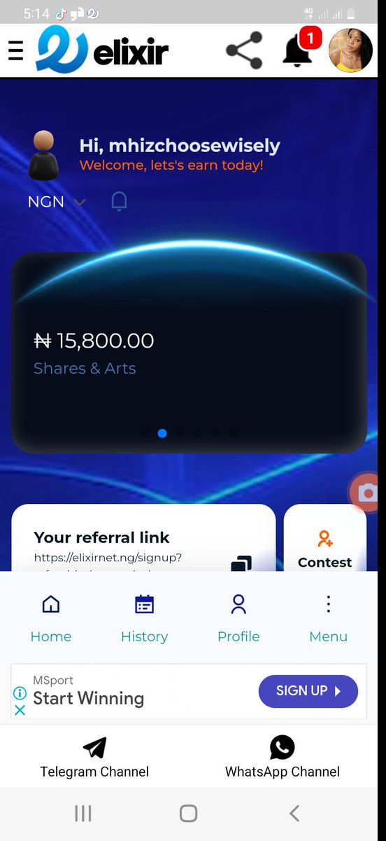 Have you start making your 1200 everyday from elixir if NO what are you waiting for join this WhatsApp group now and register for ELIXIR       chat.whatsapp.com/LLmcU9bVqDFIju…