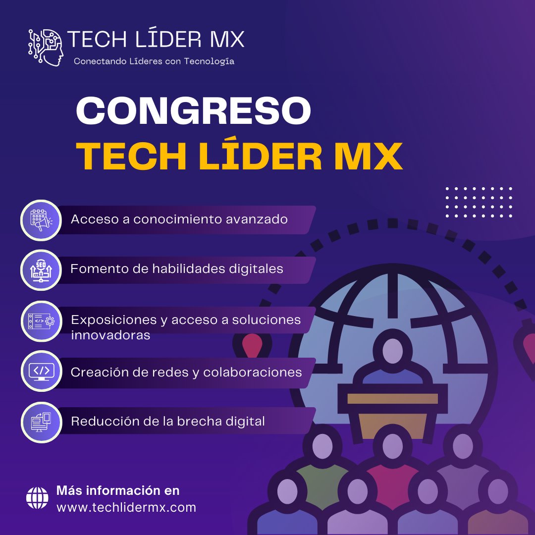 Aumenta la visibilidad de tu empresa dentro de un ecosistema que valora la #innovación y la #tecnología, posicionándote como un líder en el sector. Te invitamos a participar en Tech Líder MX.

Más información en techlidermx.com
#InteligenciaArtificial #iA #Ciberseguridad