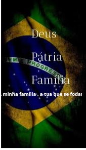 ReporterFatos's tweet image. Deus,pátria e família , a minha família a tua que se foda. Casar 3 vezes, filho engravidar e mandar mulher para fora do país e não casar com ela. Pastor comendo varão,  tudo em nome da família tradicional Brasileira
