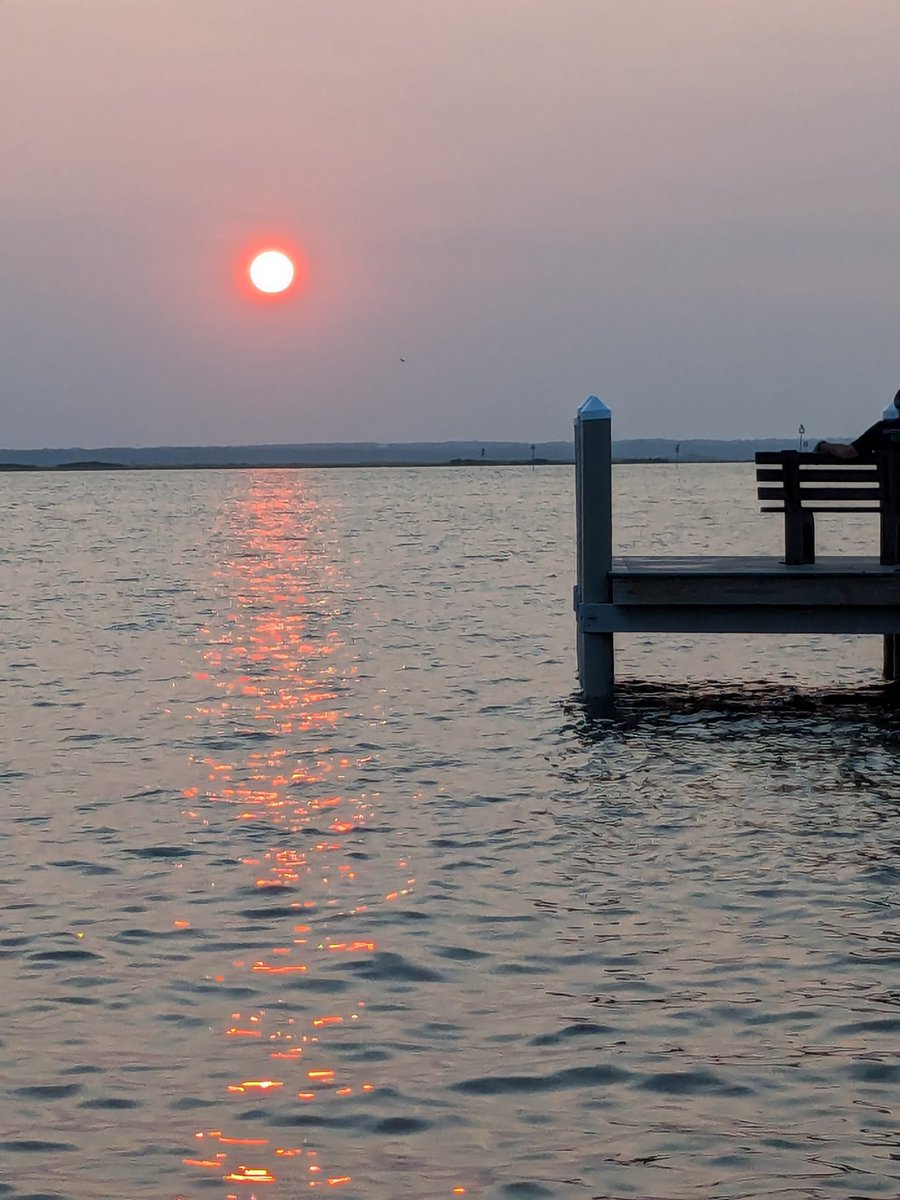 AmyResnick's tweet image. Hazy sky happiness.

#lbi
#theviewfromhere