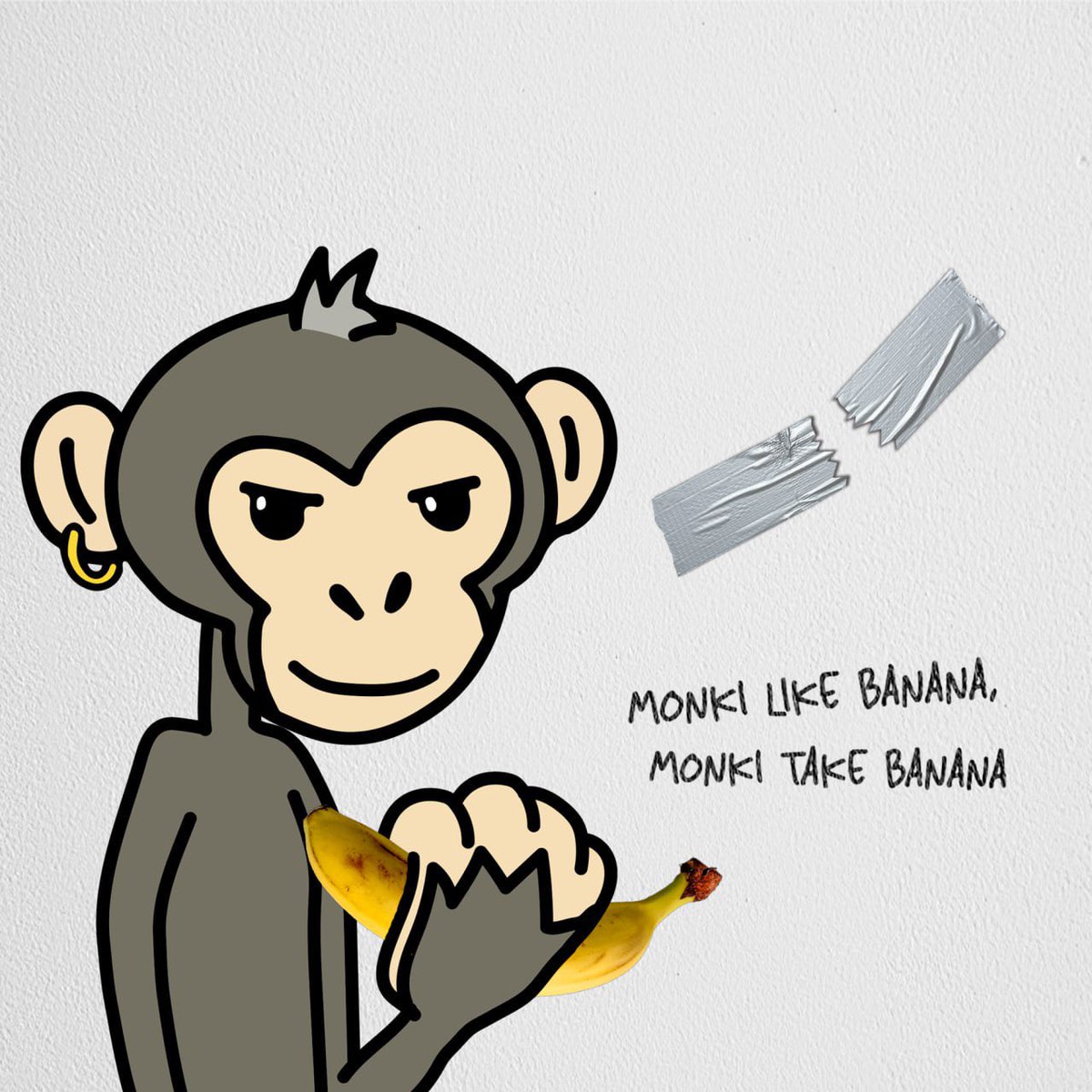 monkireply's tweet photo. monki took the banana off of the wall 🍌

@btwoonsol https://t.co/YmYV1zaABt