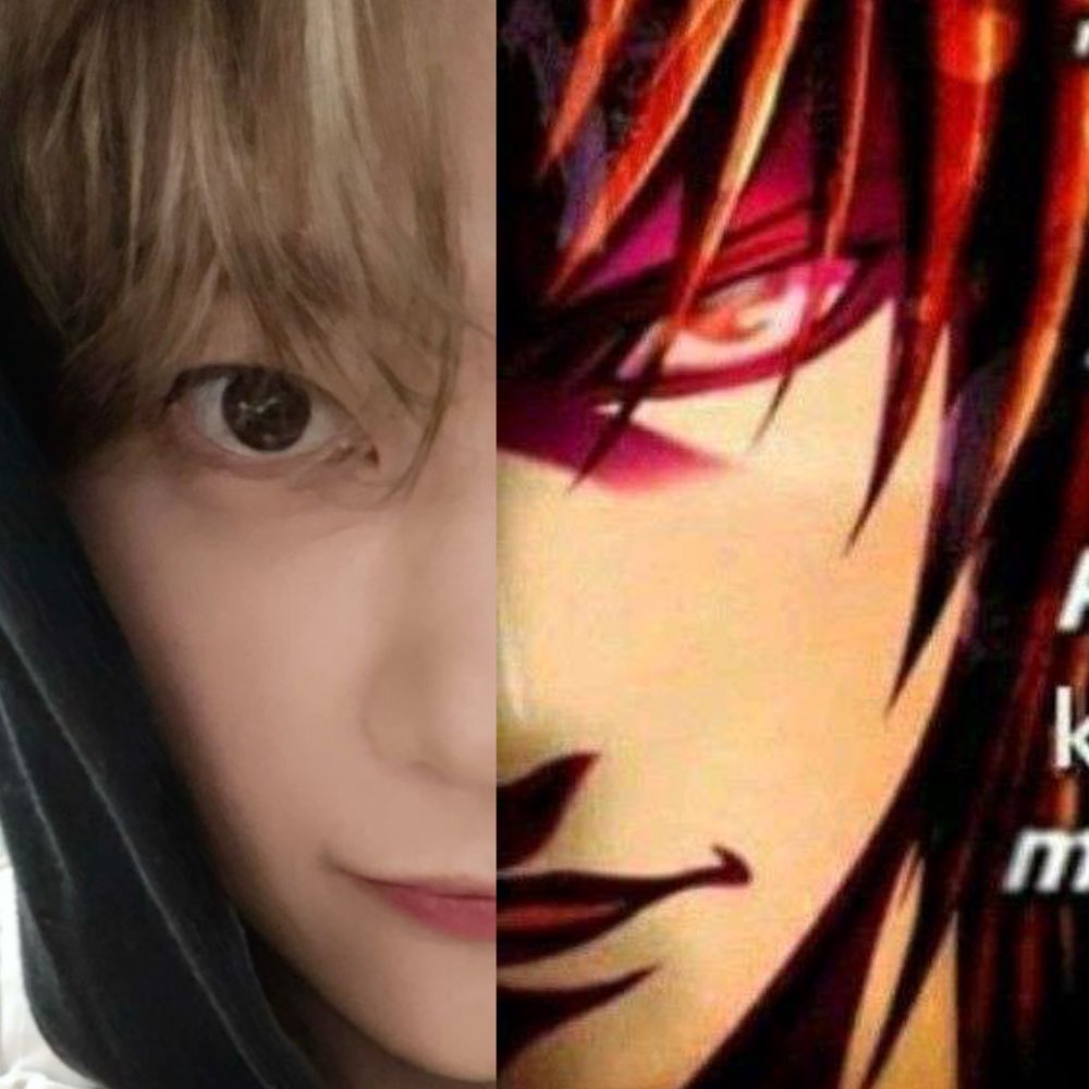 me assemelho muito com o light yagami (kira) do anime e manga death note. a frieza que ele carrega junto com o ar misterioso e super inteligente. me identifico muito com esse cara. tanto no pensamento quanto na aparencia. sim sou bem bonito. como ele é.