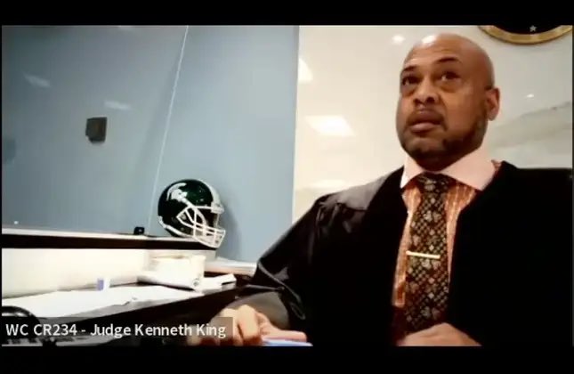 DETROIT (AP) — Detroit judge temporarily off the bench after putting girl in jail clothes, handcuffs on field trip.
