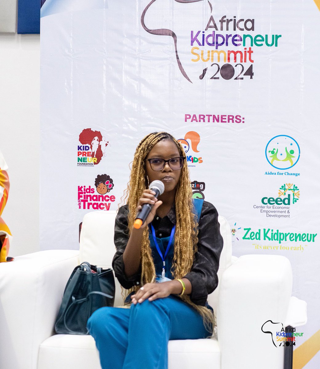tracyrabi's tweet image. Exciting moments at the Africa Kidpreneur Summit 2024!  Our Kidpreneur, Precious Cuthbert , shares her journey on the panel “Harnessing the Potentials of the Next Generation of African Entrepreneurs and Leaders.”
 #Kidpreneur #Inspiration #Prescut #AKS2024