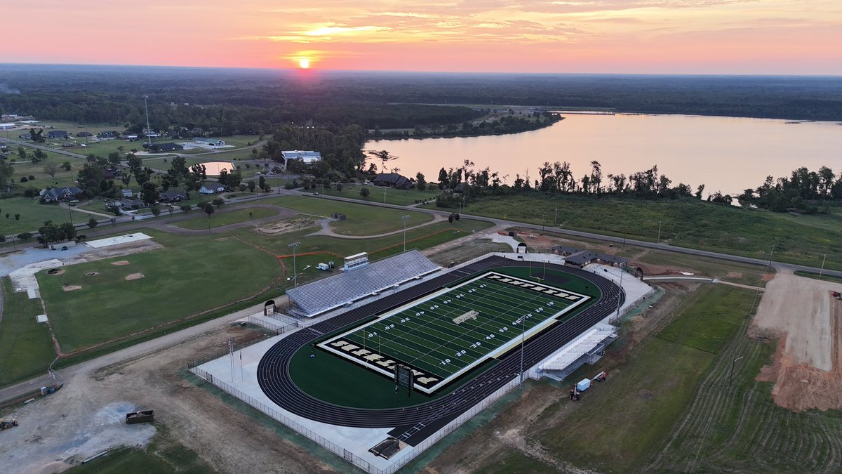 Rwall87's tweet photo. @SportsTalkMiss Looking forward to seeing the Panthers this fall at HOME after the devastating 2023 tornado. Sent the drone up for some pics, enjoy! https://t.co/EvZfpG8bWW