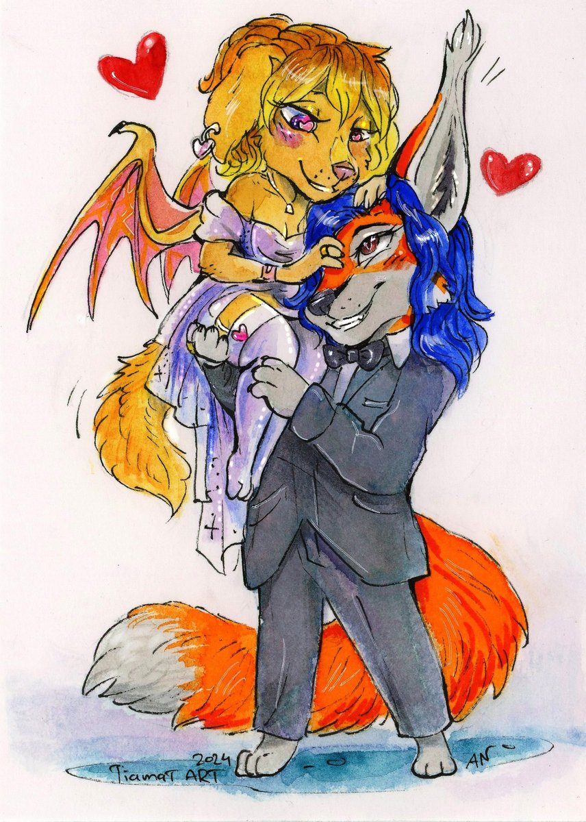 TiamatART (@arttiamat) on Twitter photo To <a href="/AmberWindArt/">Amber_Wind</a> ๐บ๐
๐ A6 on watercolor paper | color ink, watercolor, markers
โโโโโโโโโ
#Chibi #anthroart #furryarwork #cute To <a href="/AmberWindArt/">Amber_Wind</a> ๐บ๐
๐ A6 on watercolor paper | color ink, watercolor, markers
โโโโโโโโโ
#Chibi #anthroart #furryarwork #cute