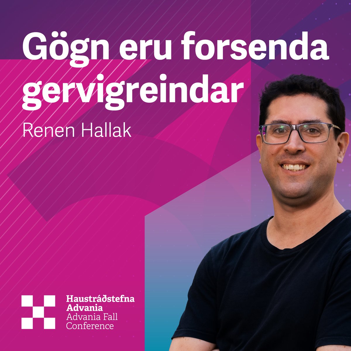 Það er skemmtilegt að segja frá því að Renen Hallak forstjóri <a href="/VAST_Data/">VΛST Data</a> er á lista <a href="/BigDATAwireNews/">BigDATAWire</a> yfir „People to watch 2024“ 🚀 Renen mun fjalla um þær áskoranir og tækifæri sem fylgja gervigreindinni á Haustráðstefnu Advania. Ekki missa af! bit.ly/4dL10S4 

#AI