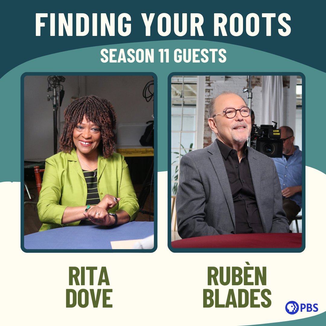 🚨The #FindingYourRoots Season 11 Guests Have Arrived (Part 2)🚨
#LaurenceFishburne, #LeaSalonga, #LonnieBunch, #MelanieLynskey, #MichaelImperioli, #NatalieMorales, #RitaDove, and #RubénBlades.