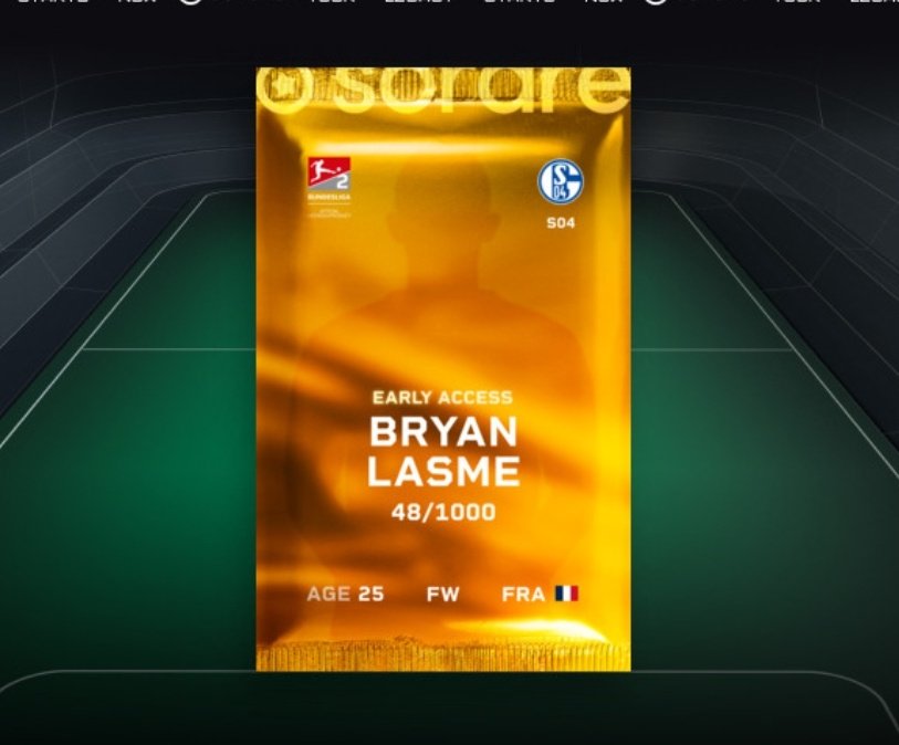 ❗️GIVEAWAY❗️

To celebrate that im now the #schalke expert for <a href="/Sorare_Inside/">Sorare Inside</a> 🔵⚪️ Im giving away In-Season Bryan Lasme to someone who:

🤝Follow <a href="/Itznonee/">ItzNonee(Sorare Swap Bot 120%)</a>
❤️Likes
🔁Retweet
💭Comment+Tag 1 Friend

Message me if you want news etc. about <a href="/s04/">FC Schalke 04</a>🔵⚪️

#Giveaway #sorare #FREE #NFT