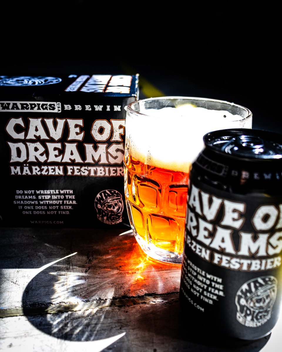 Explore without fear, for those who seek are destined to find . . .

Find our newest offering, Cave of Dreams Märzen Festbier, out now.