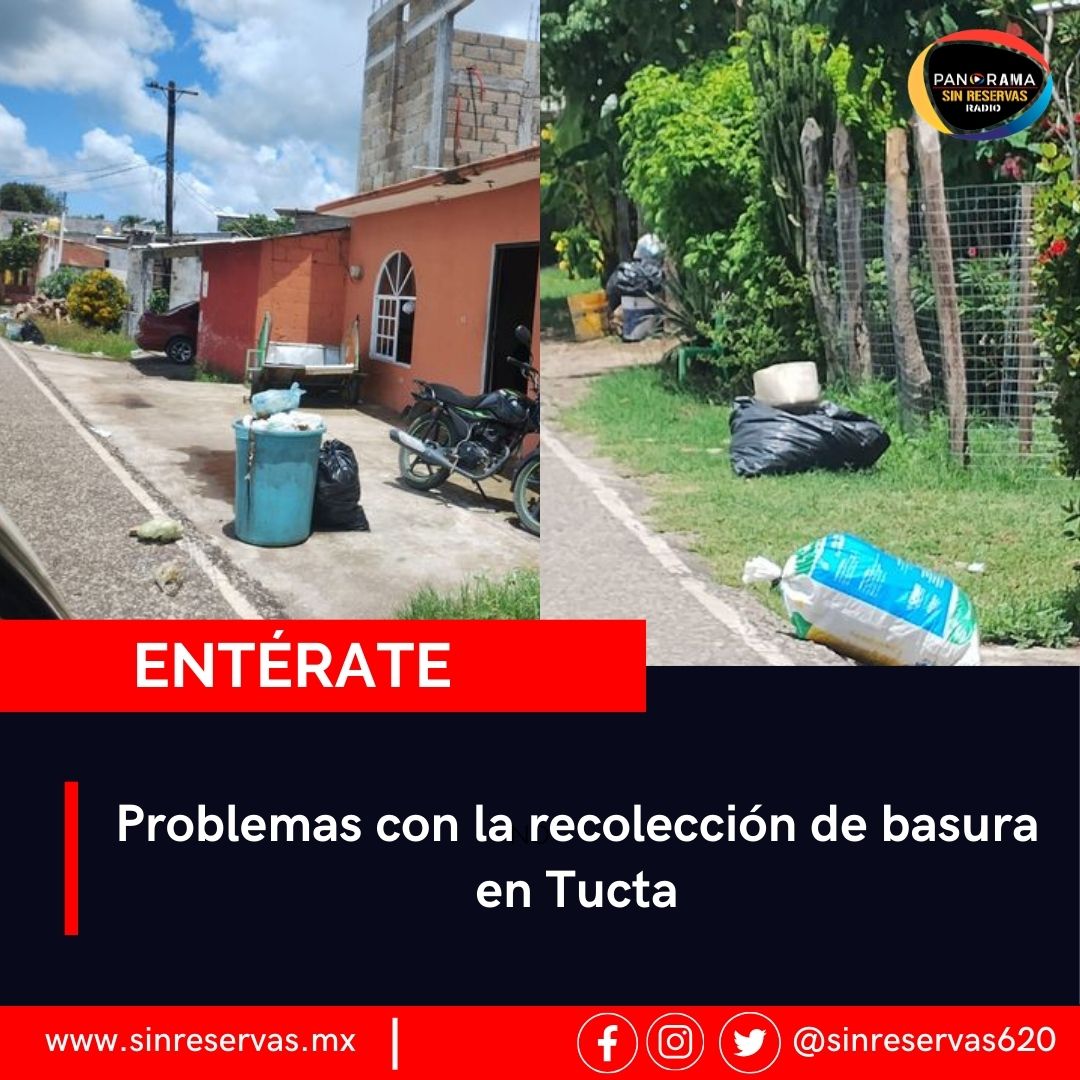 sinreservas620's tweet image. #DenunciaCiudadana | En el poblado de #Tucta, #Nacajuca, no se ha recogido la basura durante la última semana. Los vecinos aseguran que el camión de recolección llega a la comunidad pero no recoge los desechos. Los residentes están pidiendo urgentemente que solucione el problema.