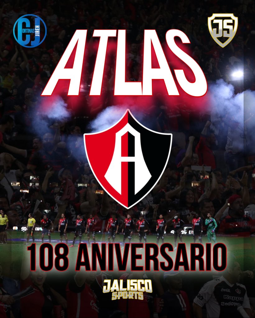 JaliscoSports's tweet photo. Que vengas muchos años más @AtlasFC https://t.co/8EpfCJnP7U