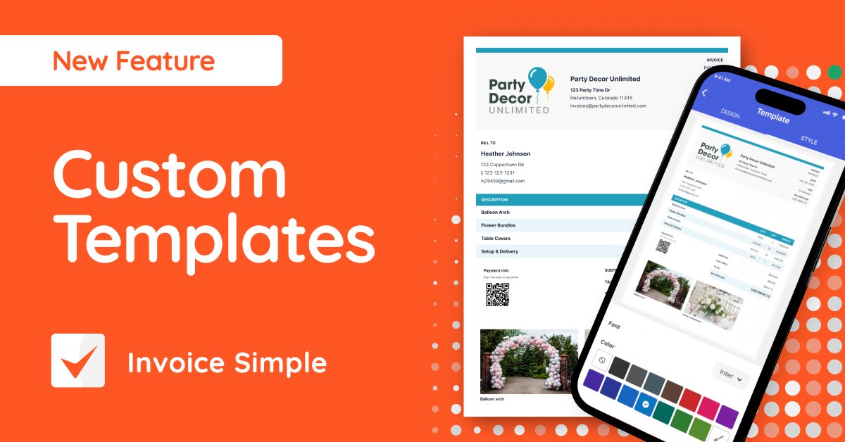 Invoice Simple tweet media