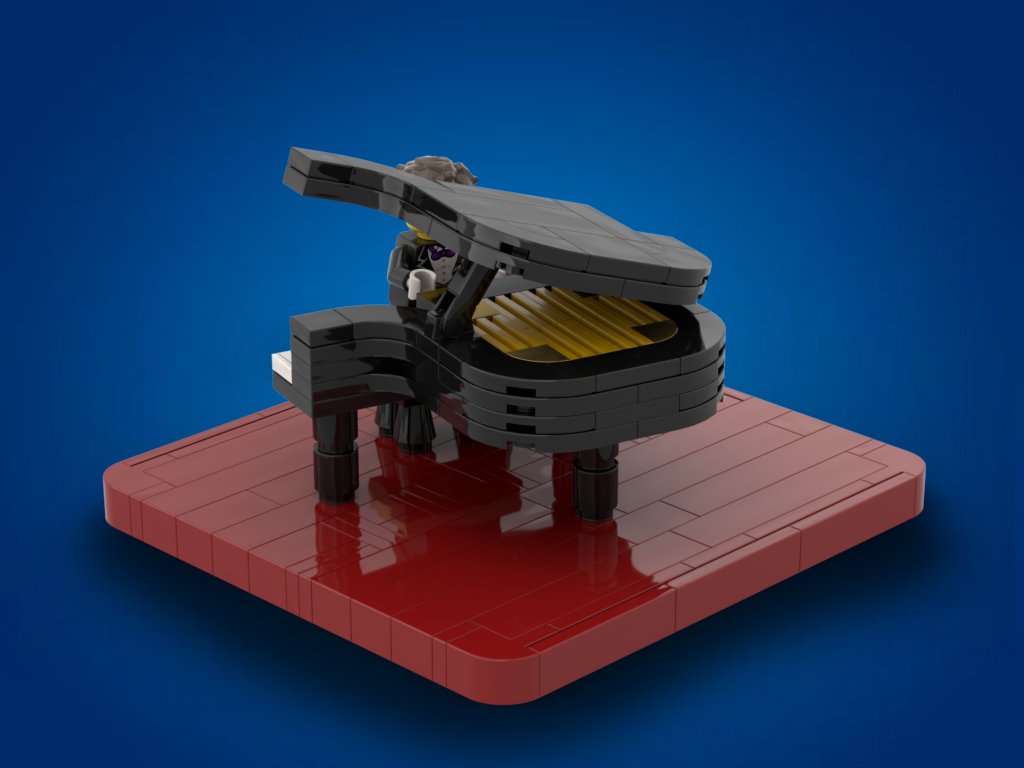 GabizonGuy's tweet photo. A nice little model of a grand piano.
Adapted to the size of a minifigure.
Free instructions: https://t.co/p6zmfVIlhr
#Lego #Legomoc #Legopiano #Legobuild #legoinstructions https://t.co/Yep8608nN2
