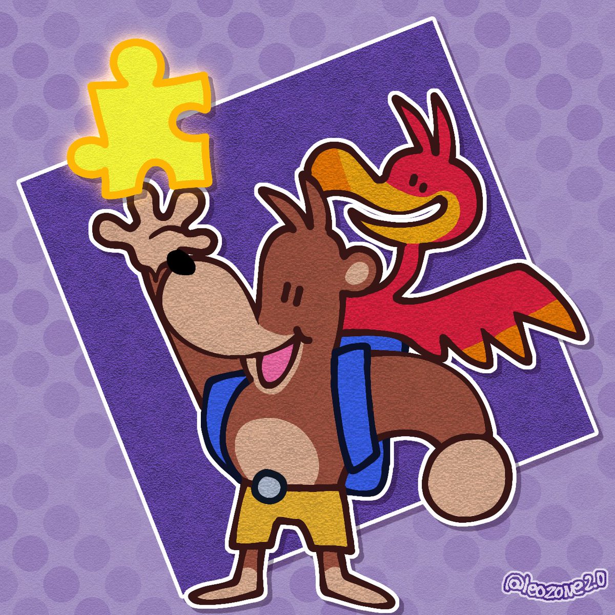 leozone2_0's tweet image. Banjo-Kazooie 🐻❤️ #SomethingSeries