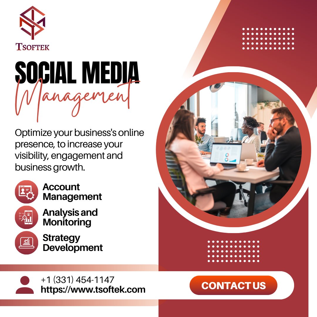 TSoftek's tweet image. Feeling overwhelmed with managing your brand&apos;s social media? 🤯 Let us handle the strategy, content creation, and engagement while you focus on your business. 🚀 Partner with us to amplify your brand and watch your online presence soar! 🌟#trywebcloud #tsoftek #socialmedia #socia