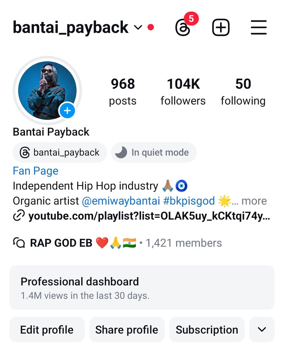 BantaiPayback's tweet photo. @emiwaytweets 104K ORGANIC โฅ๏ธ๐๐ฝ FOLLOWERS THANKS TO GOD RAP GOD ORGANIC FAN PAGE BOI ๐ INDEPENDENT POWER THANKS TO ME GRATEFUL #EBRAPGOD ๐๐ฝ https://t.co/0f7TafwaH6