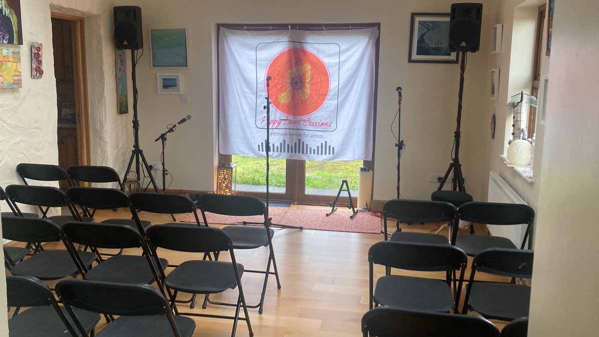 MccormackShow's tweet photo. All set for another Poppy Lane session with @sarbuckleymusic tomorrow !!!! Can’t wait #homeconcerts #livemusic https://t.co/cHtip29FdC
