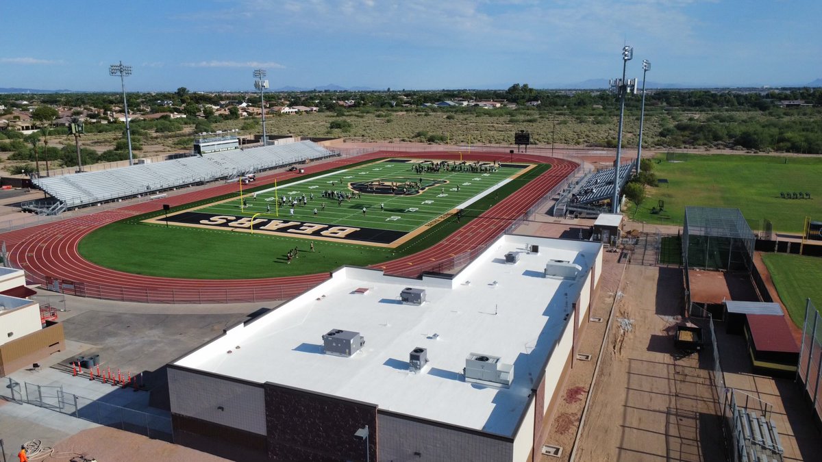 New Field house almost complete! 🐻💪