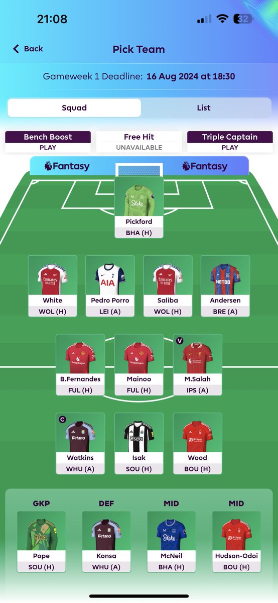 NeilGibson1983's tweet photo. @FPLMattW ⚽️⚽️ https://t.co/cYvCsG5Uiq