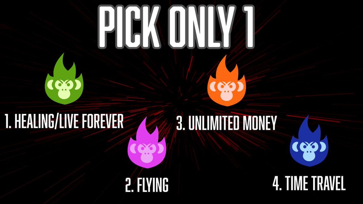🎁CONTEST 🎁 

100$ to five people. What Monkey are you turning into? 

Like, Comment, Retweet and Follow Twitter  

👿Only message t.me/REALMADAPES and here on Twitter as we try to minimize copying scammers