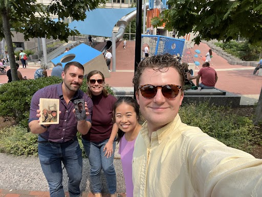 Boston's Procurement Services team loves <a href="/ELGL50/">ELGL: Engaging Local Government Leaders</a> #CityHallSelfie day! #CopSlideSelfie #hybridteam