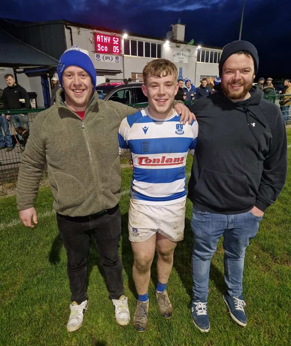 AthyRFC's tweet photo. Congratulations to our own John King who has been selected in the Leinster U19 squad for the forthcoming Interpros 💪🔵⚪️🔵⚪️

#FromTheGroundUp

https://t.co/Ts6Cqx81YS https://t.co/SSzgA95Oht