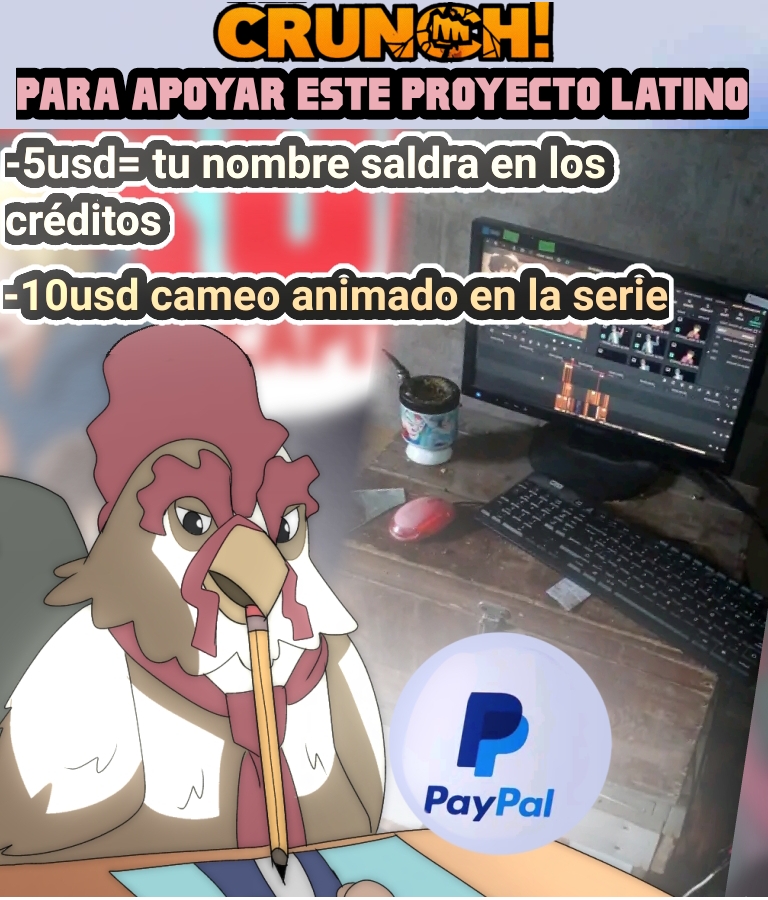 GENTE! les recuerdo que tienen tiempo hasta fin de mes para comisionar un cameo en crunch!
paypal.me/linerscrunch