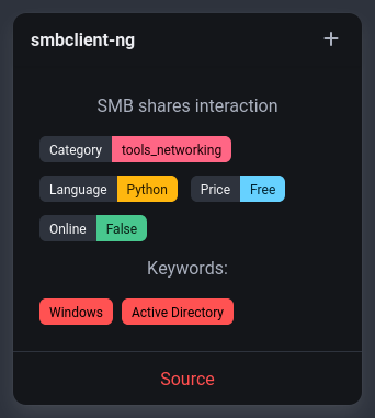 rawsec_cyber's tweet photo. New tools were added on the #Rawsec #Cybersecurity Inventory
@noraj_rawsec added
๐ smbclient-ng by @podalirius_
๐ CloakQuest3r by @itisspyboy
๐ CloudFlair by @christophetd
๐ noir by @hahwul and ksg97031 for @owasp
https://t.co/5X5G460Lmt https://t.co/IZTSngjZbt
