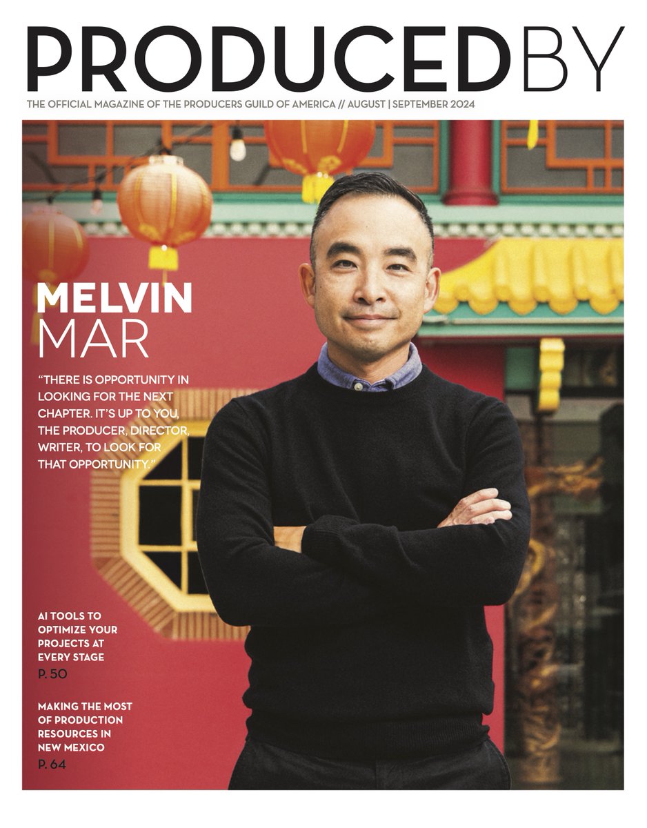producersguild's tweet image. Melvin Mar graces the cover of Produced By magazine this issue. Read about how he breaks barriers, creates opportunities and tells stories that portray the full spectrum of the human experience in the cover story: bit.ly/melvinmar