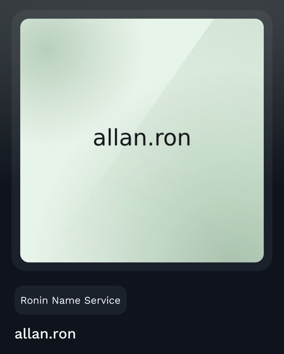 amcanicula's tweet photo. @Ronin_Network https://t.co/z3AWgTrWxm
