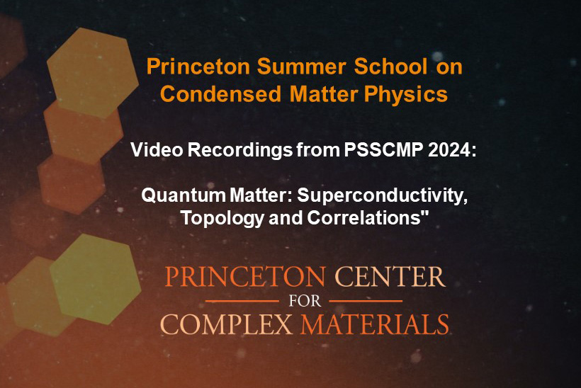 The videos are ready! Check out the fantastic lectures from this year's #PrincetonU Summer School on Condensed Matter Physics. The 2024 theme - "#Quantum Matter: Superconductivity, Topology and Correlations"
youtube.com/c/PrincetonCen…