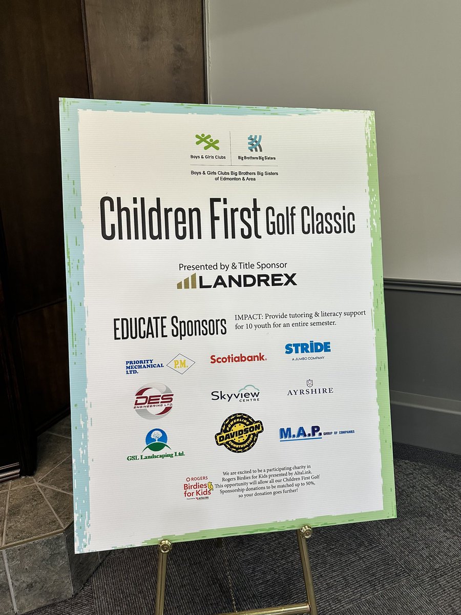 Ascent3it's tweet photo. Our Team had a great time at the @BGCBigs BGC Big Brothers Big Sisters of Edmonton &amp; Area Children First Golf Classic today! This is such an important cause, which we are pleased to support again in 2024. Thanks to the team at the BGCBIGS for hosting such a great event! https://t.co/hgxd0pIL6J