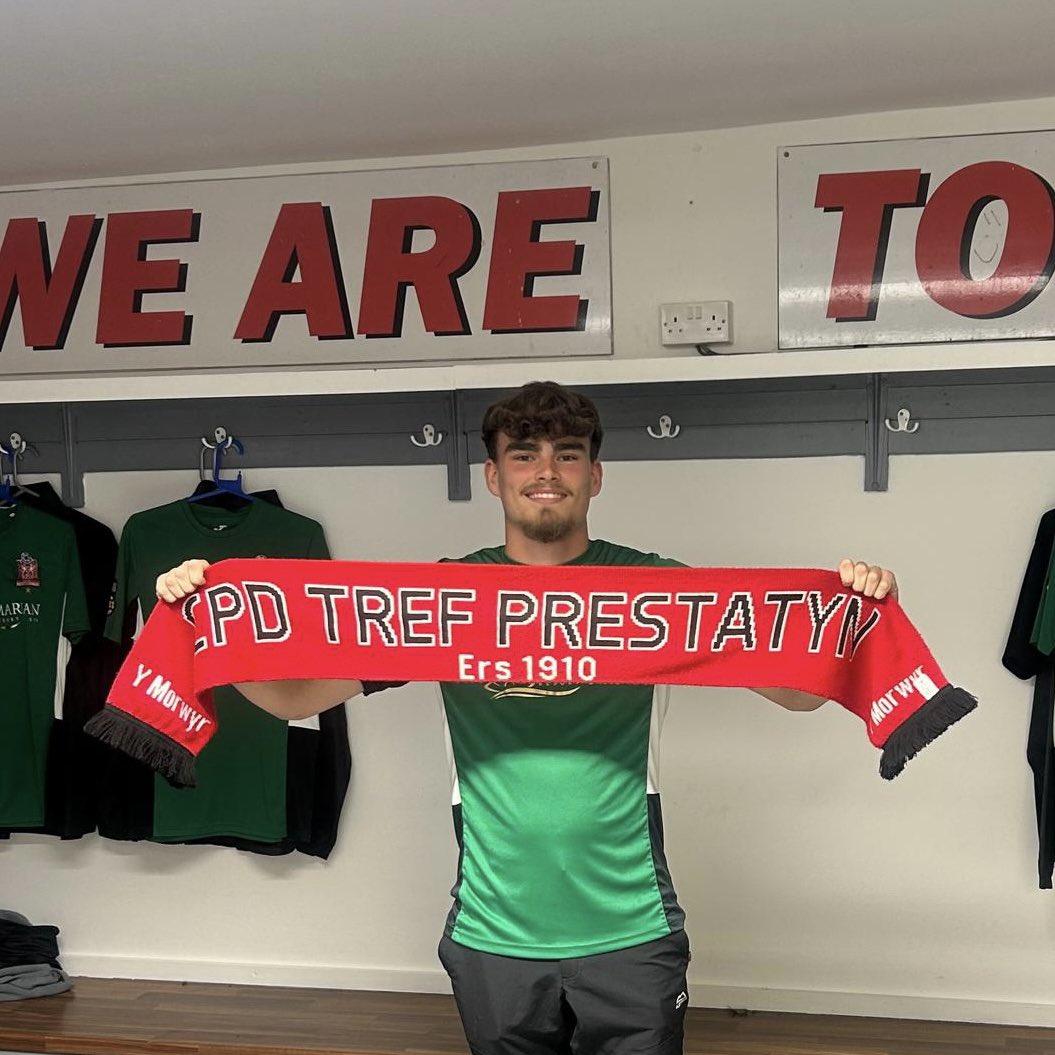 Prestatyn Town FC are delighted to announce the signing of Matthew Robinson!

The talented attacking-midfielder joins us after a  spell at NFA and has previously played for Llandudno and Flint 🙌

Matty registered 24 G/A for NFA last season ⭐️

Welcome to Town, Matty!