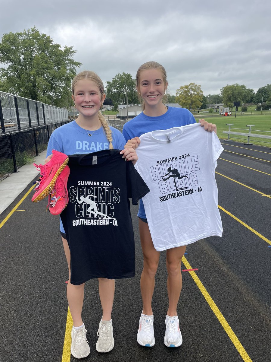 carlie (@fusco_cj) on Twitter photo These two have worked hard all summer on their hurdle skills! Well deserved shirts and (very much needed) handmedown spikes! Excited to see these two compete this year! <a href="/THSTigersTF/">Tipton Girls Track & Field</a> These two have worked hard all summer on their hurdle skills! Well deserved shirts and (very much needed) handmedown spikes! Excited to see these two compete this year! <a href="/THSTigersTF/">Tipton Girls Track & Field</a>