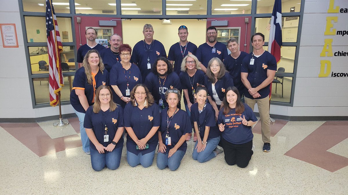 JesseLoudermil6's tweet photo. What an awesome team I have the privilege to lead. @lpisd https://t.co/ZrewvB8Ylu
