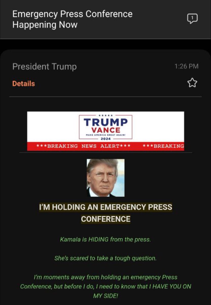 🚨🚨🚨 MAJOR ALERT: PRESIDENT TRUMP IS HOLDING AN EMERGENCY PRESS CONFERENCE HAPPENING NOW !!!

rumble.com/v5az9xh-live-p…