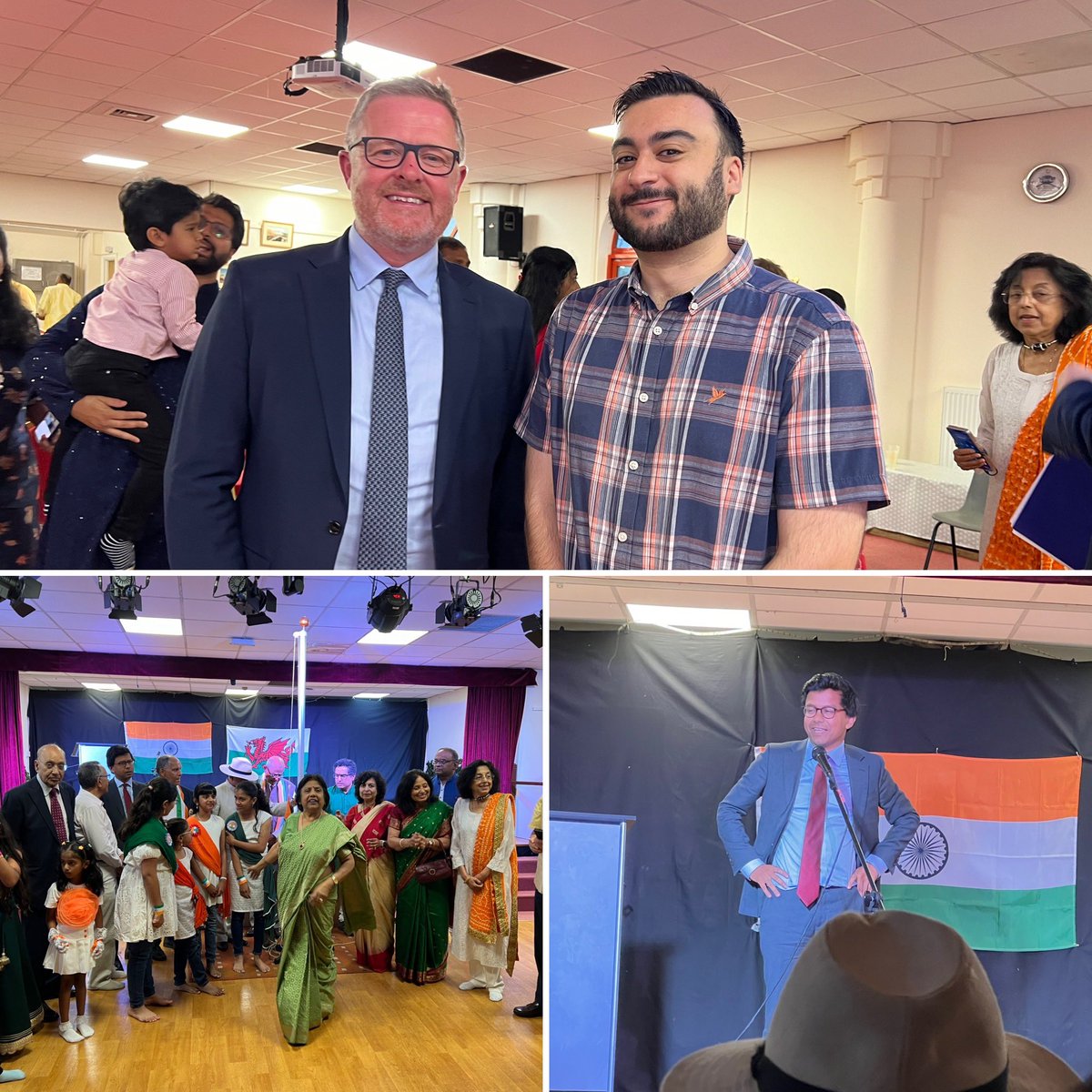 Gabriel Mandal - MHM Wales (@gabriel_mandal) on Twitter photo Proud to celebrate #IndianIndependenceDay at <a href="/CentreHca/">HCA_India Centre Cardiff</a> - a fab evening of speeches, dance & food 🇮🇳 Also an honour to meet MS for Neath <a href="/Jeremy_Miles/">Jeremy Miles</a> & discuss the wonderful work being done at <a href="/MHMWales/">MHM Wales</a> - looking forward to Jeremy joining some hospital activities in the future! Proud to celebrate #IndianIndependenceDay at <a href="/CentreHca/">HCA_India Centre Cardiff</a> - a fab evening of speeches, dance & food 🇮🇳 Also an honour to meet MS for Neath <a href="/Jeremy_Miles/">Jeremy Miles</a> & discuss the wonderful work being done at <a href="/MHMWales/">MHM Wales</a> - looking forward to Jeremy joining some hospital activities in the future!