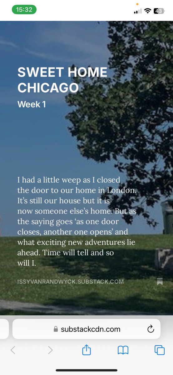 issyvanrandwyck.substack.com/p/sweet-home-c…

#substack #Chicago
