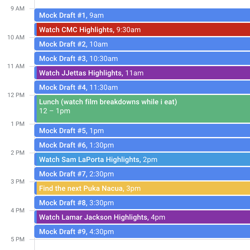 NFLFantasy's tweet photo. "sorry i can't hangout today i'm really busy" https://t.co/6Nx3LBwyYY