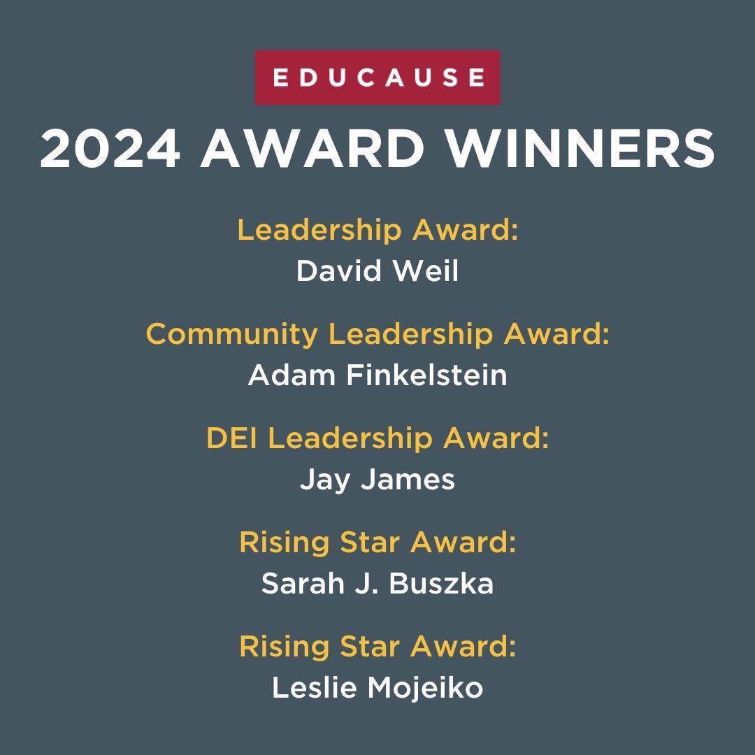 EDUCAUSE tweet media