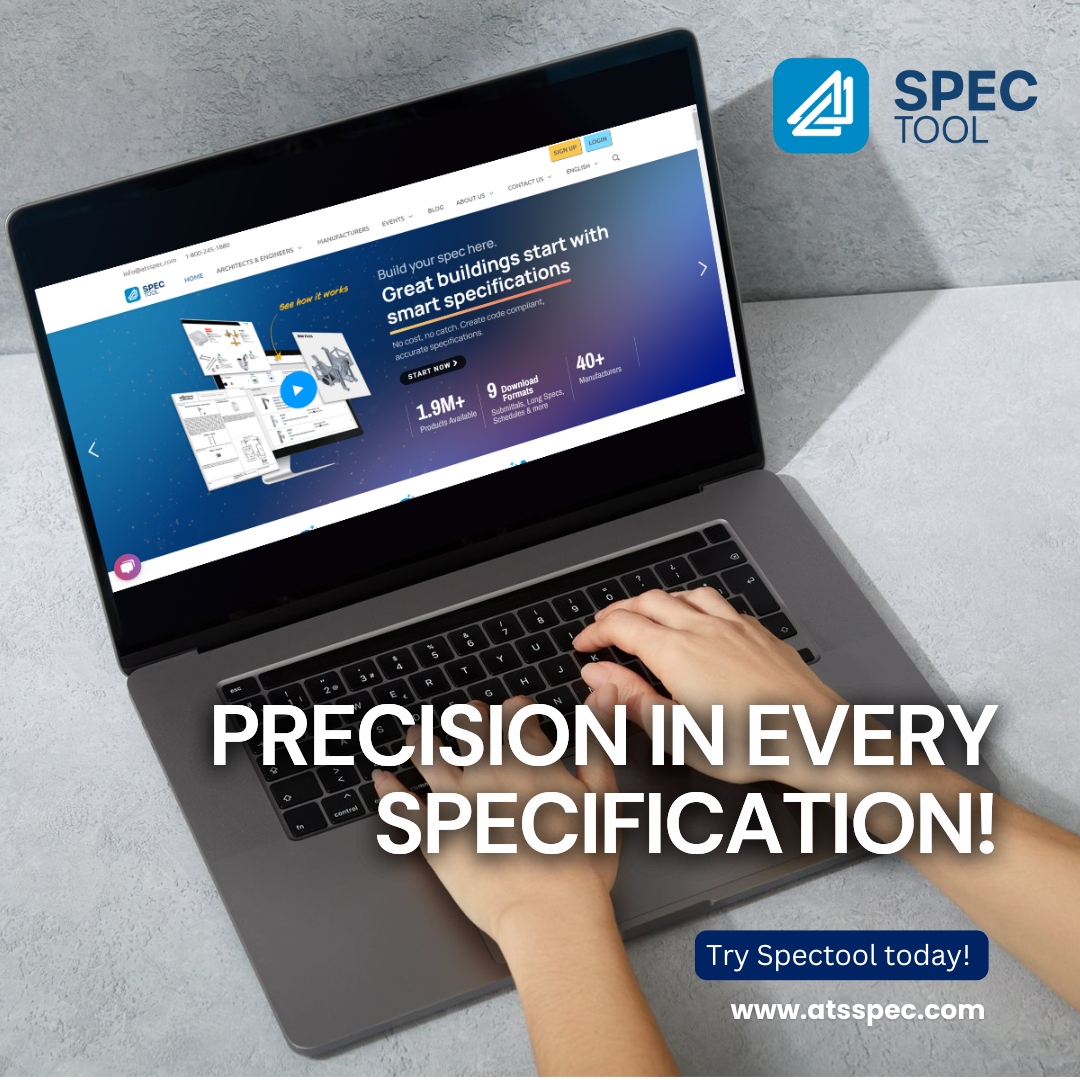 atsspec's tweet photo. When it comes to project specifications, precision is key! With ATS SpecTool, you ensure every detail is meticulously crafted for flawless project execution.

Start your journey with ATS SpecTool today at https://t.co/u9R03nHub8

#ATSSpecTool #SpecTool #SmartSpecificationSystem https://t.co/NSNLGymx2Q