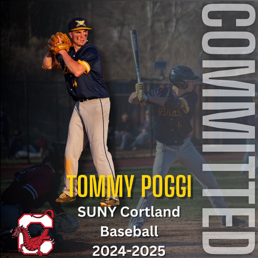 Congratulations to Soph INF Tommy Poggi on committing to SUNY Cortland to further his Education and Playing Career! #VikingFamily