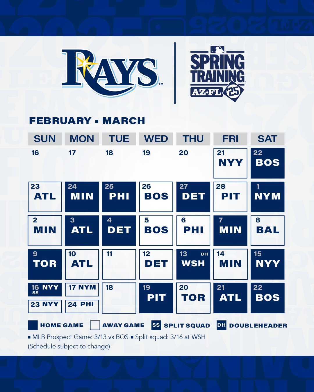 tampa-bay-rays-on-x-our-2025-spring-training-schedule-is-set-https-t-co-obim3hc2gv-x