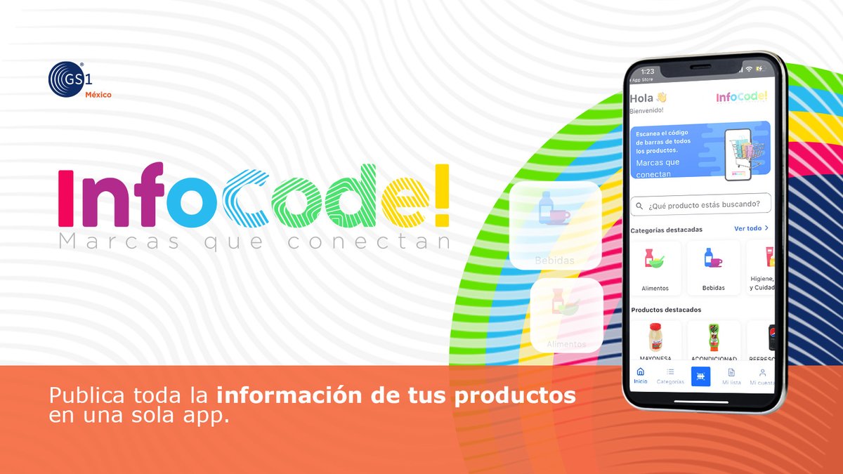 GS1_Mx's tweet image. Infocode te ayuda a destacar en el mercado. 📱
Amplía tu alcance y mejora la comunicación con los consumidores. 🤝
Entérate más en: hubs.la/Q02KTxTK0

#INFOCODE #GS1México