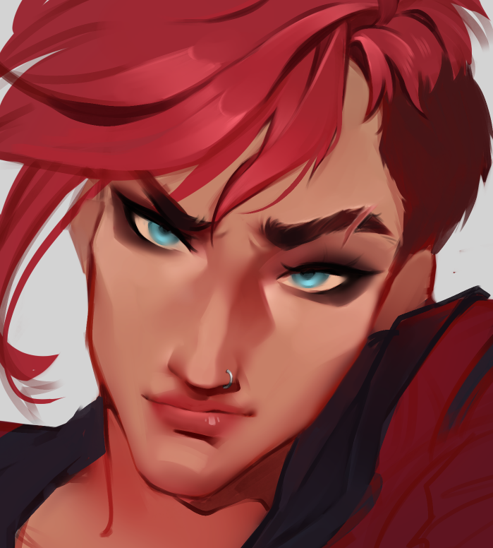good night ^^#viarcane #arcane #arcanefanart #WIP